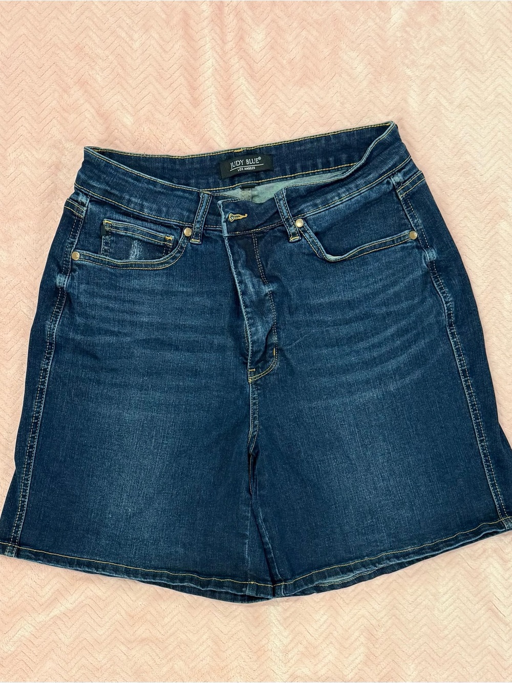 Judy Blue Dark Wash Denim Shorts